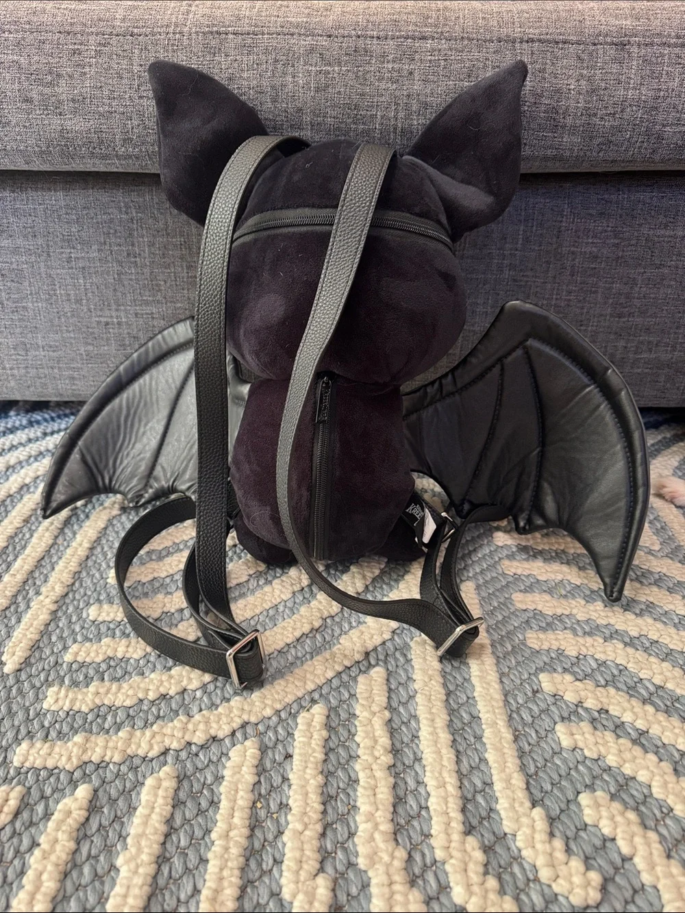 Killstar Kreeptures Baby Vampire Bat Plush Backpack Goth Halloween Bag